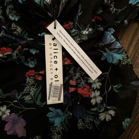 NWT ALICE + OLIVIA Delora dress-L18 - Picture 9 of 10